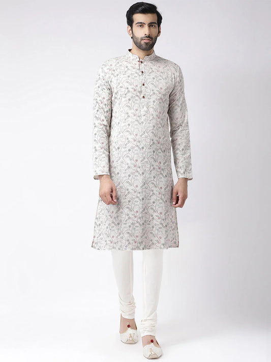 Printed Wedding Wear Kurta For Men