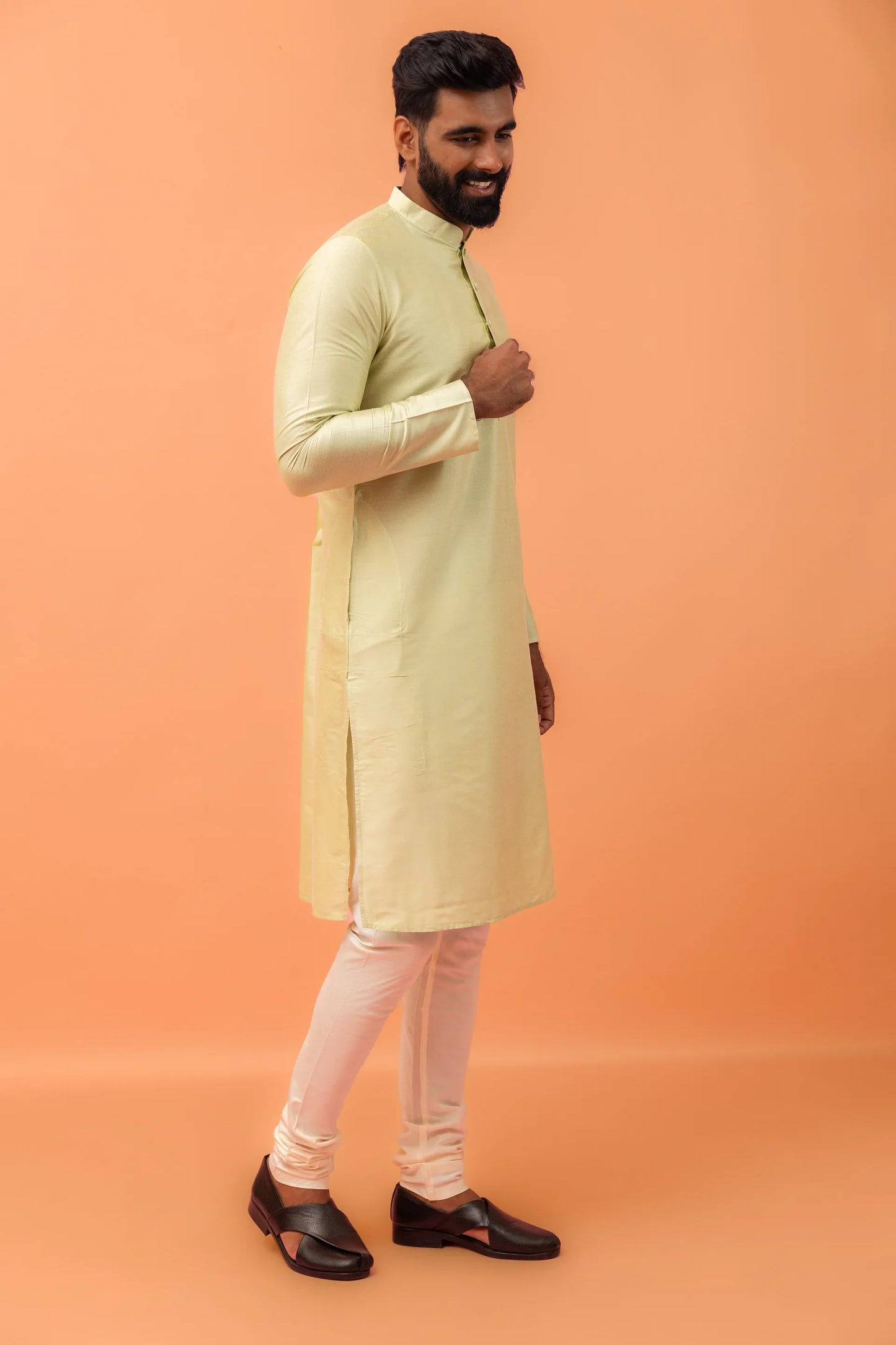 Men Yellow Haldi Kurta