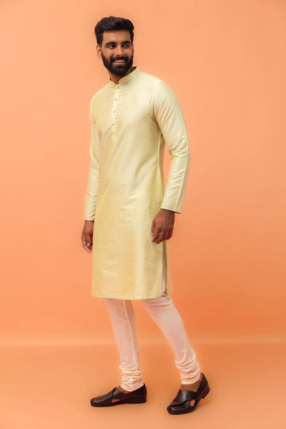 Men Yellow Haldi Kurta